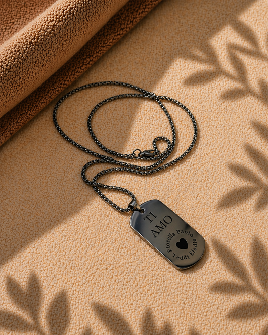 Collier plaque - Iris